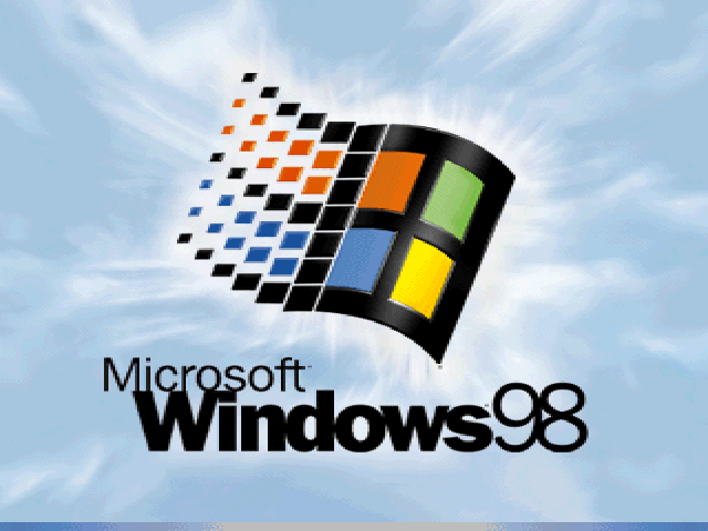 Boot screen of Windows 98