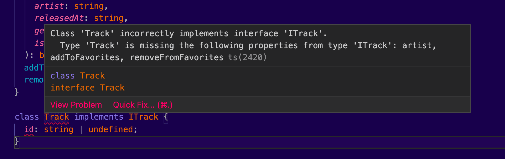 TypeScript - Interfaces