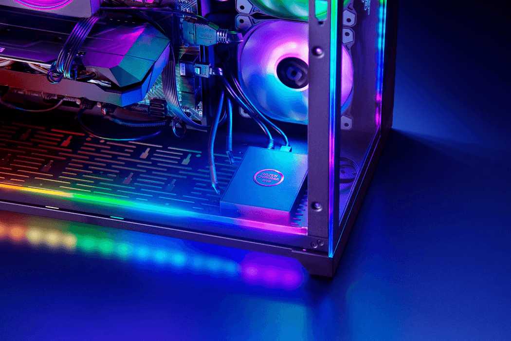 A PC with RGB lights.