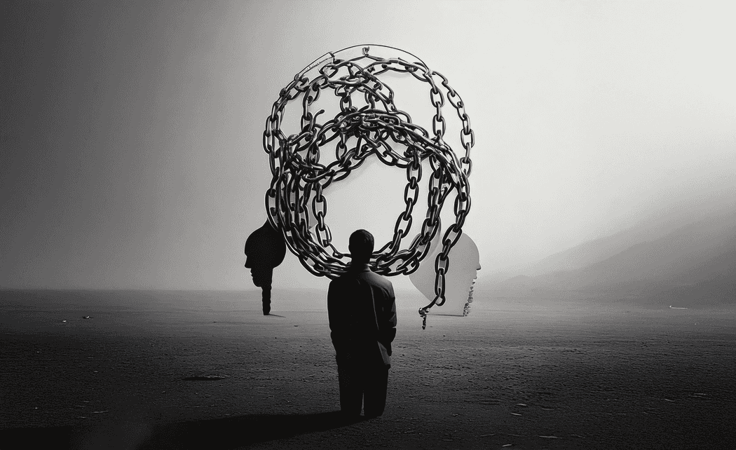 Chain of thoughts - AI Generated image