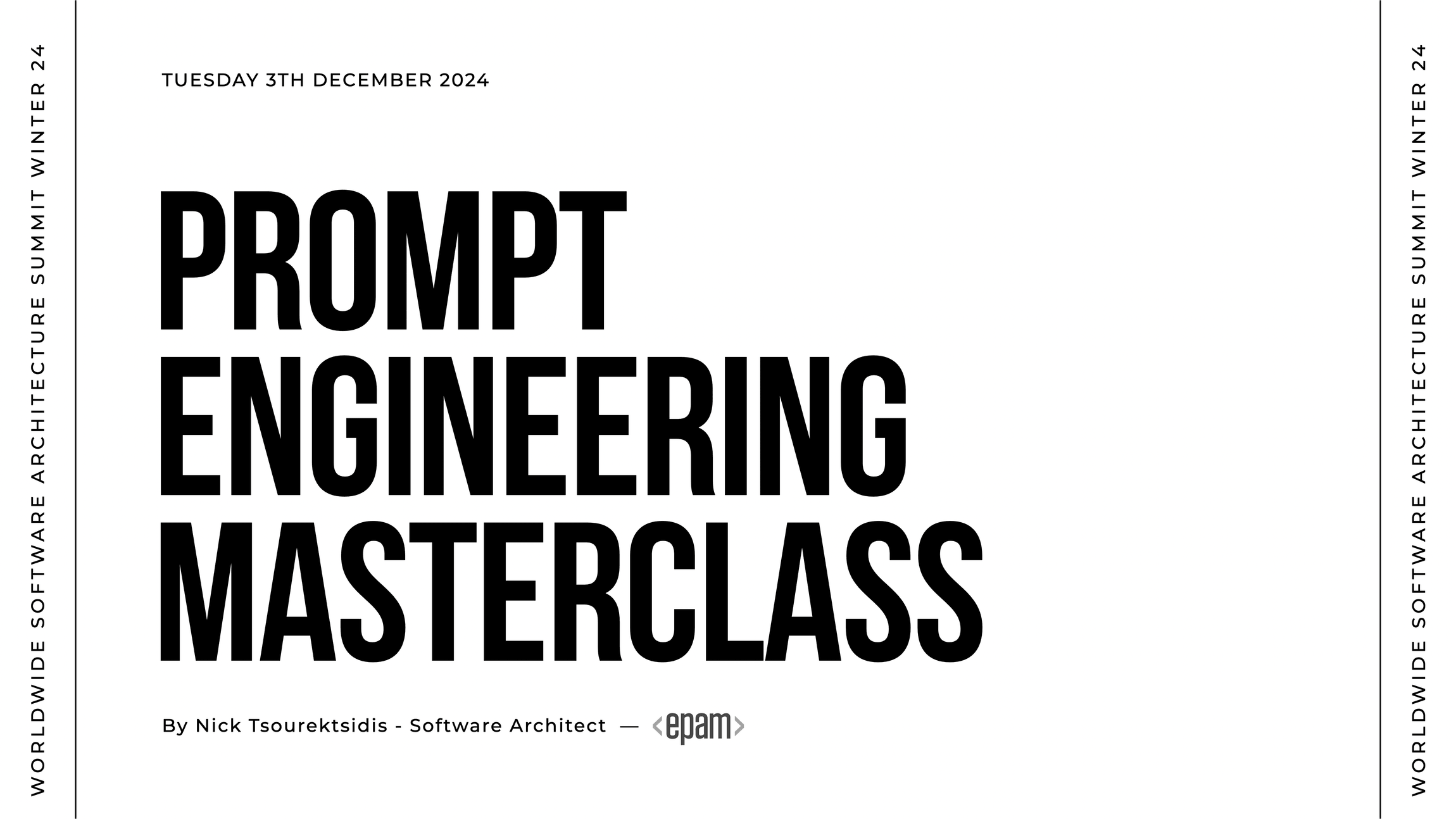 Prompt Engineering Masterclass